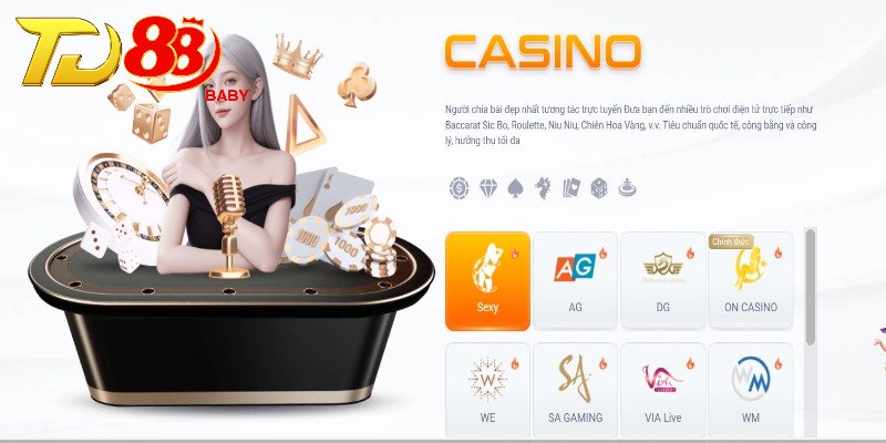Đôi điều thông tin về casino TD88