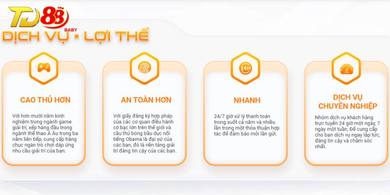 Những ưu điểm nổi bật làm nên sức hấp dẫn của trang cá cược